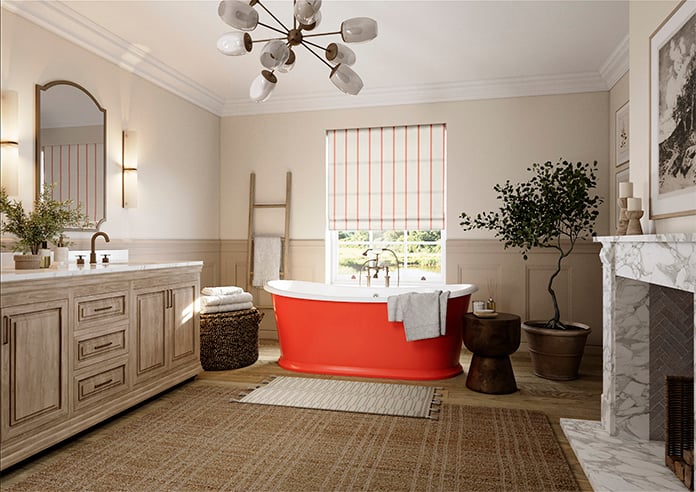 The British Stripe Co. Victoria, Brighton No.1 - Twist&Fit Roman Blind - Image 7